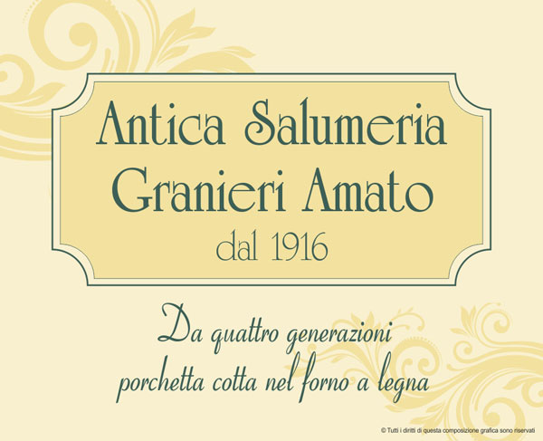kikom studio grafico foligno perugia umbria antica salumeria granieri amato porchetta